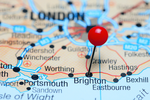 Image of Brighton map